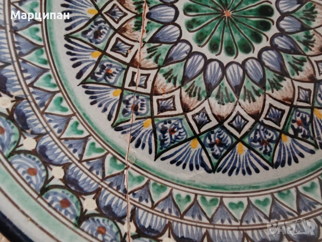 Керамични чинии от Узбекистан, снимка 3 - Антикварни и старинни предмети - 53118993