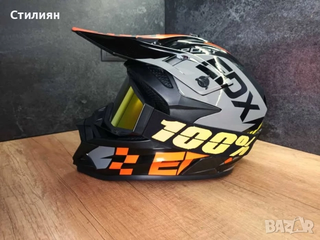 Каска шлем за мотокрос, колело (велосипед), скутер, тротинетка, снимка 4 - Аксесоари и консумативи - 51836706