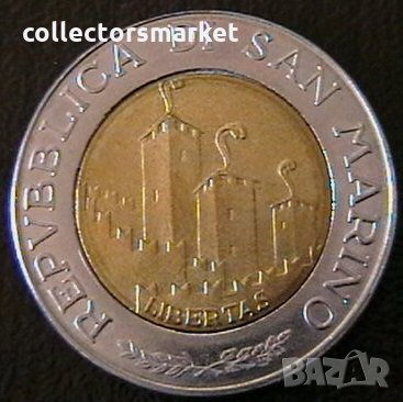 500 лири 1993, Сан Марино, снимка 2 - Нумизматика и бонистика - 34383280