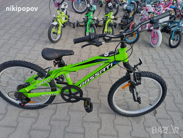 BG Алуминиев велосипед 20" MARTY зелен, снимка 3 - Велосипеди - 54334569