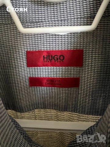 Мъжки ризи Hugo Boss - оригинал, снимка 6 - Ризи - 38655027
