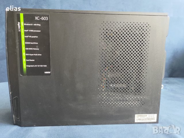 Мини компютър Acer Aspire XC-603 media center mini pc, снимка 3 - За дома - 42454049
