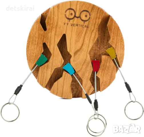 Стенен ключодържател със 4 метални заклинващи ключодържатели, снимка 7 - Пана - 47638263