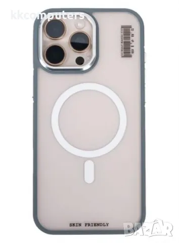 Калъф Wlons Skin Friendly с MagSafe / Сив / за iPhone 16 Pro Max 6.9 Баркод : 3130985