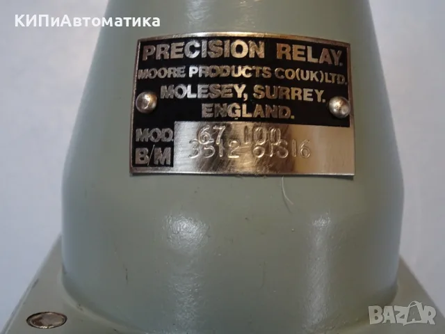 пневматично реле MOORE Products 67 100 Precision Relay G1/4, снимка 4 - Резервни части за машини - 55948607