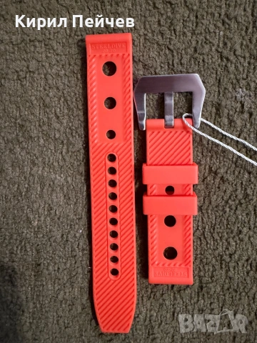 Чисто нова оригинална STEELDIVE силиконова каишка 20мм, снимка 4 - Каишки за часовници - 53368839