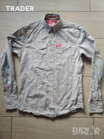 риза с дълъг ръкав SUPER DRY JPN superdry, снимка 12 - Ризи - 30112109