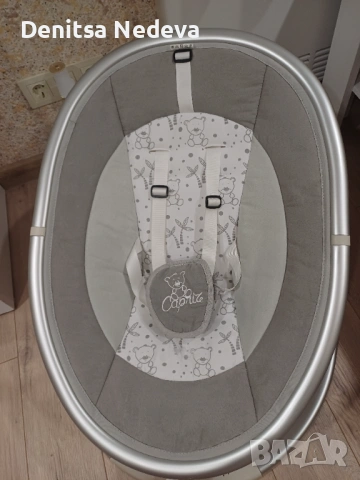 Електрическа бебешка люлка CHIPOLINO , снимка 4 - Детски люлки - 53095486