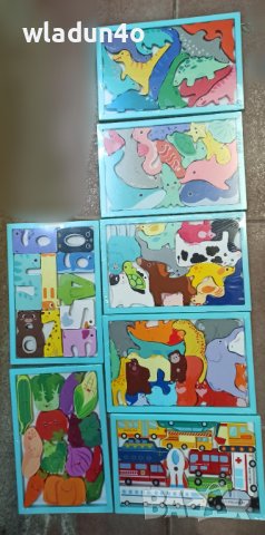 Дървени пъзели -16лв, снимка 2 - Образователни игри - 40097956