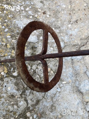 Стар ръчно кован шиш за печене на месо, снимка 11 - Антикварни и старинни предмети - 40238968