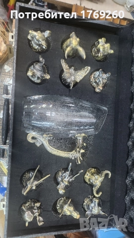 Продавам к-т от 12чашки с кана с глави на животни!, снимка 9 - Декорация за дома - 51472555