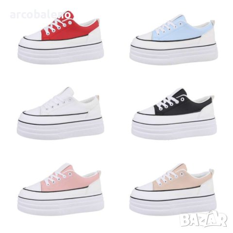 Дамски високи кецове, 6цвята 