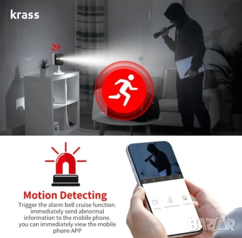 Смарт wi-fi камера , снимка 7 - Камери - 51458304