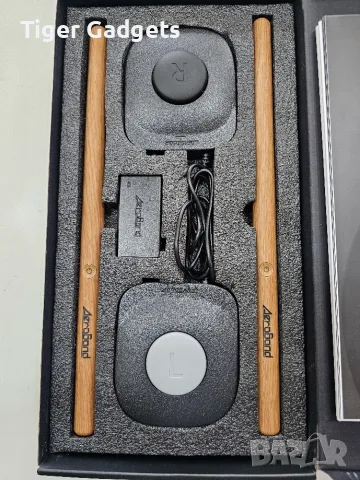 AeroBand PocketDrum 2 Max – преносим безшумен електронен комплект барабани с MIDI, снимка 2 - Ударни инструменти - 56197429