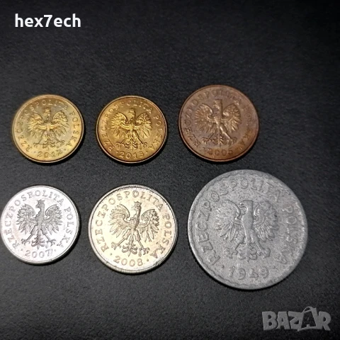 ❤️ ⭐ Лот монети Полша 6 броя ⭐ ❤️, снимка 2 - Нумизматика и бонистика - 36076744