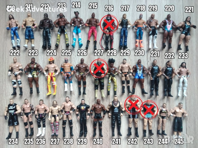 Екшън Фигурки WWE Кеч Pro-Wrestling Action Figures Dean Ambrose Hogan Cena, снимка 7 - Колекции - 46527048