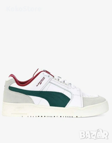 ОРИГИНАЛНИ PUMA Slipstream Lo Retro Shoes White, снимка 2 - Маратонки - 54190615