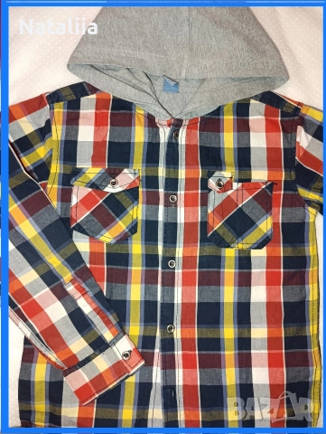 Стилна риза с качулка „Dopo Dopo Boys“ – 6–7 г. / 122 см