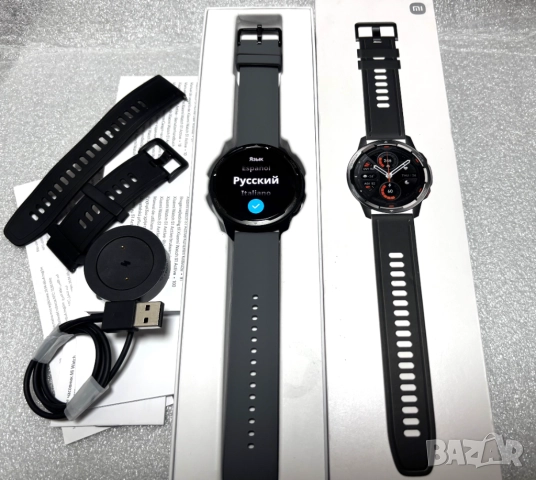 Перфектен! Смарт Часовник Xiaomi Mi Watch S1 Active SPACE BLACK, снимка 3 - Смарт часовници - 52201240