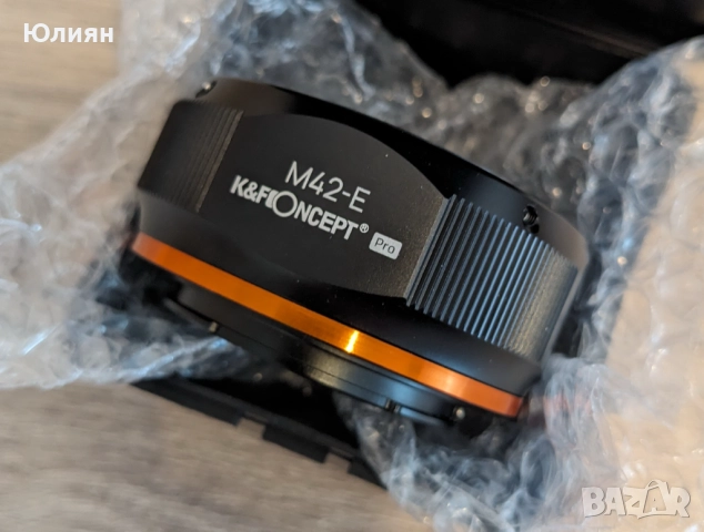 Адаптер K&F Concept Pro от M42 към Sony E-mount