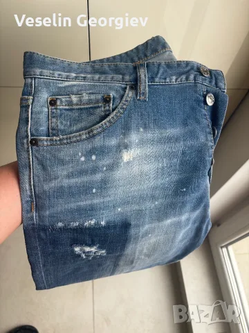 Оригинални дънки Dsquared2 – размер 50, снимка 3 - Дънки - 56088422