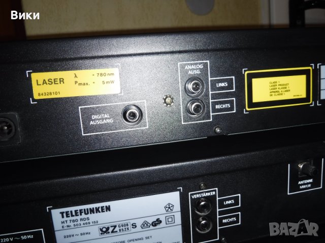 Аудиосистема TELEFUNKEN, снимка 10 - Ресийвъри, усилватели, смесителни пултове - 42040713