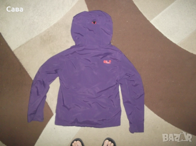 Якета пролет,есен JACK WOLFSKIN  дамски,М  /червено,лилаво/, снимка 12 - Якета - 49831756