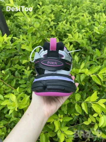Balenciaga Track Sneaker "White/Black/Pink" , снимка 3 - Маратонки - 54358995