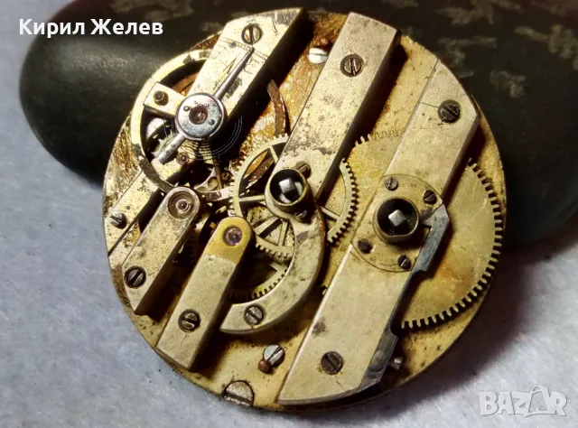 МЕХАНИЗЪМ с ПОРЦЕЛАНОВ ЦИФЕРБЛАТ от СТАР РЯДЪК КОЛЕКЦИОНЕРСКИ ШВЕЙЦАРСКИ ДЖОБЕН ЧАСОВНИК 49710