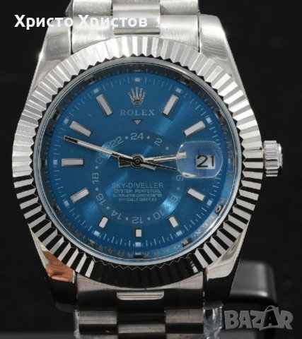 Мъжки луксозен часовник Rolex Sky-Diveller Oyster Perpetual 3 цвята , снимка 1 - Мъжки - 37047651