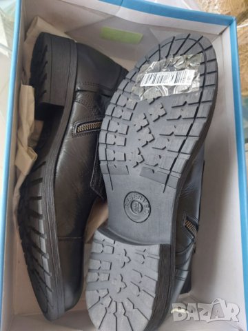 нови мъжки черни високи боти RESERVED естествена кожа 45 номер, снимка 6 - Мъжки боти - 31601408
