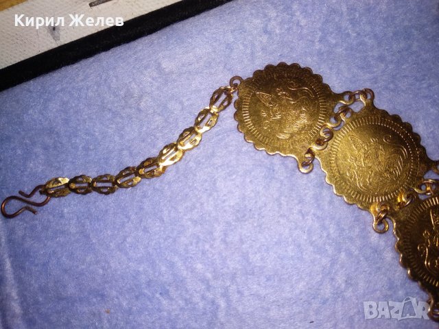 БУДИСТКА ТИБЕТСКА РЯДКА КОЛЕКЦИОНЕРСКА ПОЗЛАТЕНА ТРАДИЦИОННА ОГЪРЛИЦА от БЛАГОРОДНА СТОМАНА 8392, снимка 12 - Антикварни и старинни предмети - 40392449