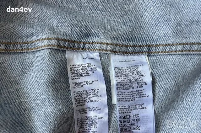 дънкова риза-яке Calvin Klein Jeans, снимка 10 - Ризи - 55950603
