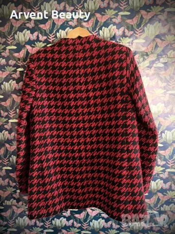 Сако ZARA модел pied-de-poule (пепит), снимка 4 - Сака - 56524360