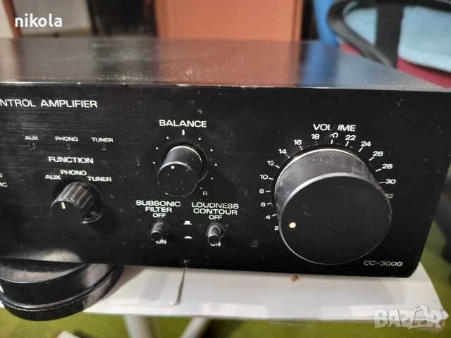 Предусилвател FISHER CC-3000 перфектен  350лв, снимка 5 - Ресийвъри, усилватели, смесителни пултове - 54299947