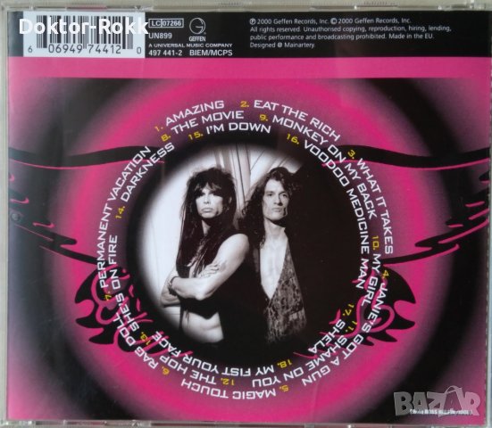 Aerosmith – Classic Aerosmith CD 2000, снимка 2 - CD дискове - 39813819