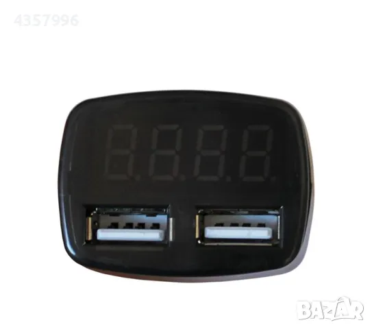  Елетрически вотметър 12/24V с 2 USB порта - 1629, снимка 2 - Аксесоари и консумативи - 49907507