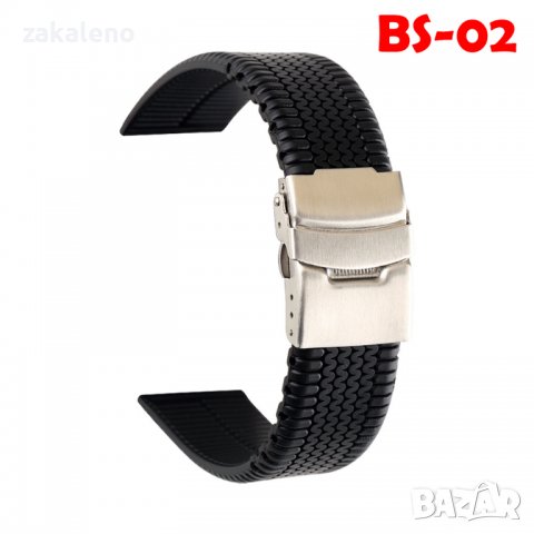 X60 Силиконова каишка верижка за Samsung Huawei Xiaomi Garmin Amazfit, снимка 6 - Каишки за часовници - 37948417