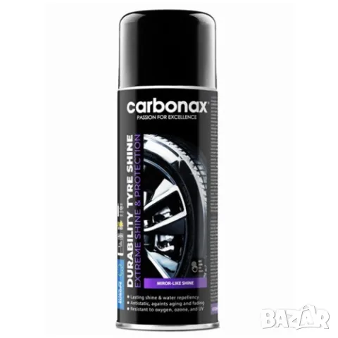 Издръжлив спрей за блясък и реновиране на гуми - 400мл Carbonax