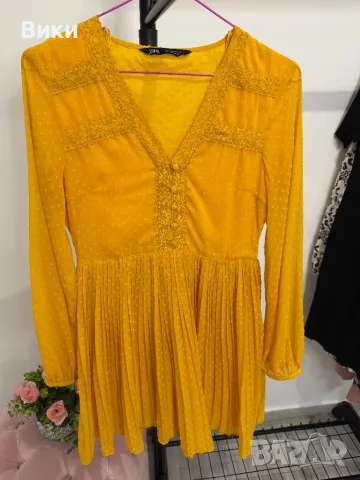 Рокля на Zara в размер S, снимка 12 - Рокли - 48587196