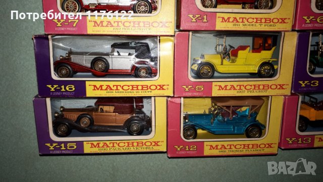 Vintage Стари Matchbox MOY Models Of Yesteryear Мачбокс Ретро Модели England Нови В Кутии, снимка 3 - Коли, камиони, мотори, писти - 36469518