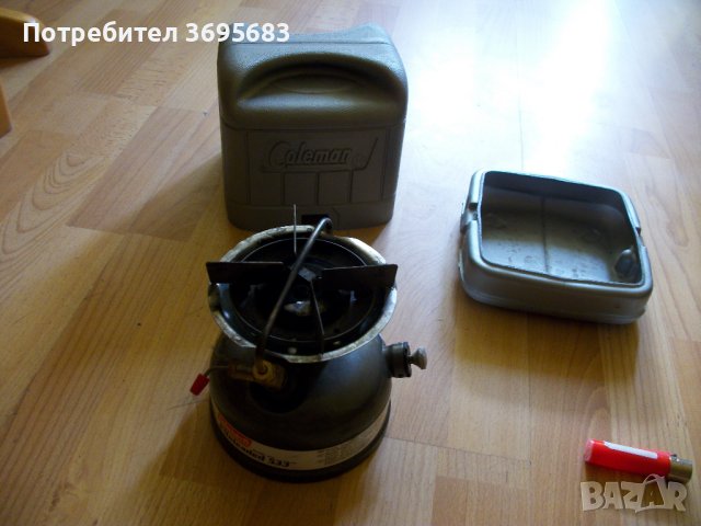 бензинов котлон Coleman 533, снимка 7 - Газови котлони - 42810953
