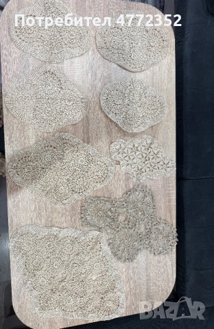 Ръчно плетени карета , снимка 2 - Покривки за маси - 53955517