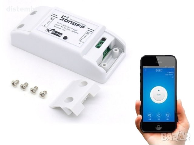 Sonoff Basic WiFi смарт реле, снимка 2 - Друга електроника - 33838347