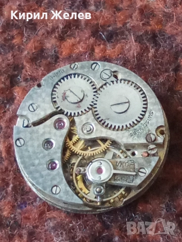 Механизъм с циферблат от стар ръчен часовник 51413, снимка 7 - Мъжки - 52252877