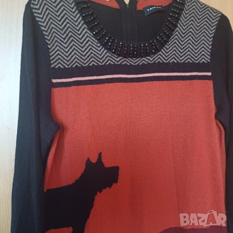 Вълнена рокля Taifun 42/L, снимка 8 - Рокли - 42481919