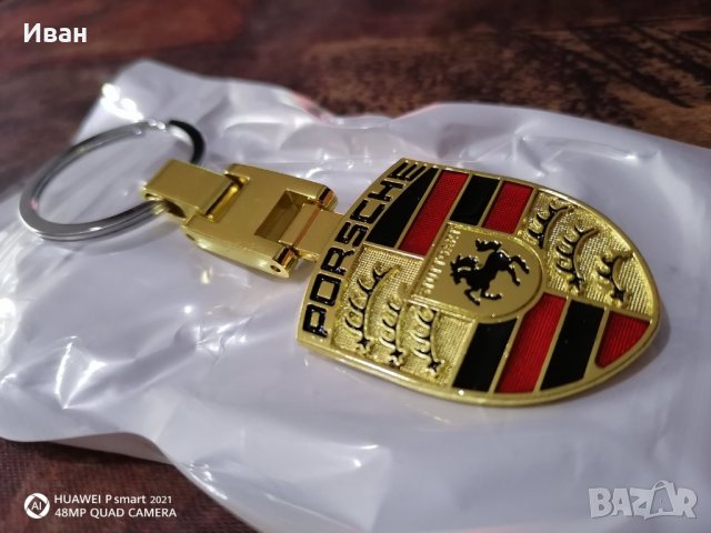 3 вида Ключодържател 3 вида капачки за вентили метална еблема и силиконов стикер Порше Porsche, снимка 4 - Аксесоари и консумативи - 24568689
