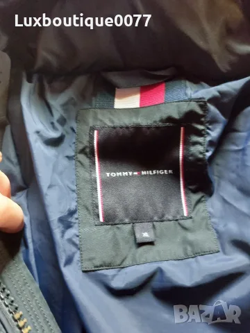 Мъжко пухено яке Tommy Hilfiger L, снимка 3 - Якета - 56545537