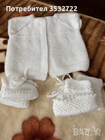 Бебешки плетени комплекти , снимка 7 - Комплекти за бебе - 52097444