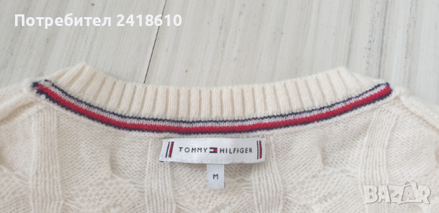 Tommy Hilfiger Cable Wool /  Knit Womens Size M НОВО! ОРИГИНАЛ! Дамски Пуловер, снимка 4 - Блузи с дълъг ръкав и пуловери - 52789562